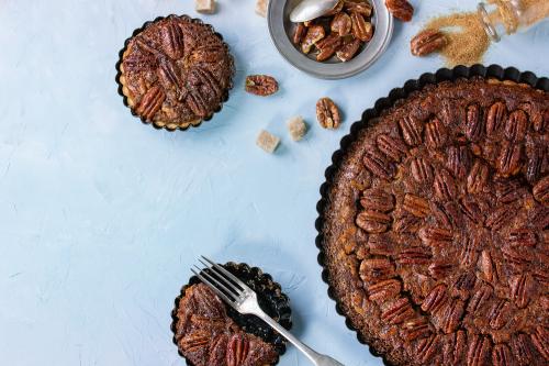 image for a Custard Pies - Pecan and Pumpkin