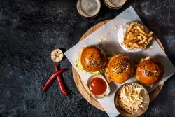 The image for Cooking Couples Burgers and Beer